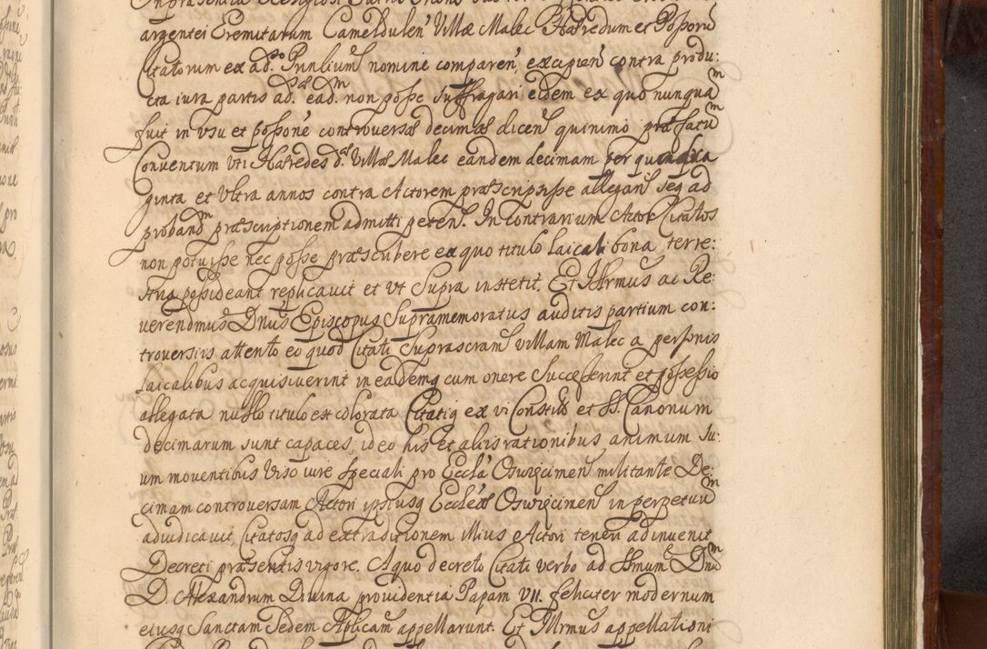Zdjęcie nr 1264 dla obiektu archiwalnego: Acta actorum episcopalium R. D. Andreae Trzebicki, episcopi Cracoviensis et ducis Severiae a die 26 Augusti anni 1661 ad annum 1666 inclusive. Volumen III.