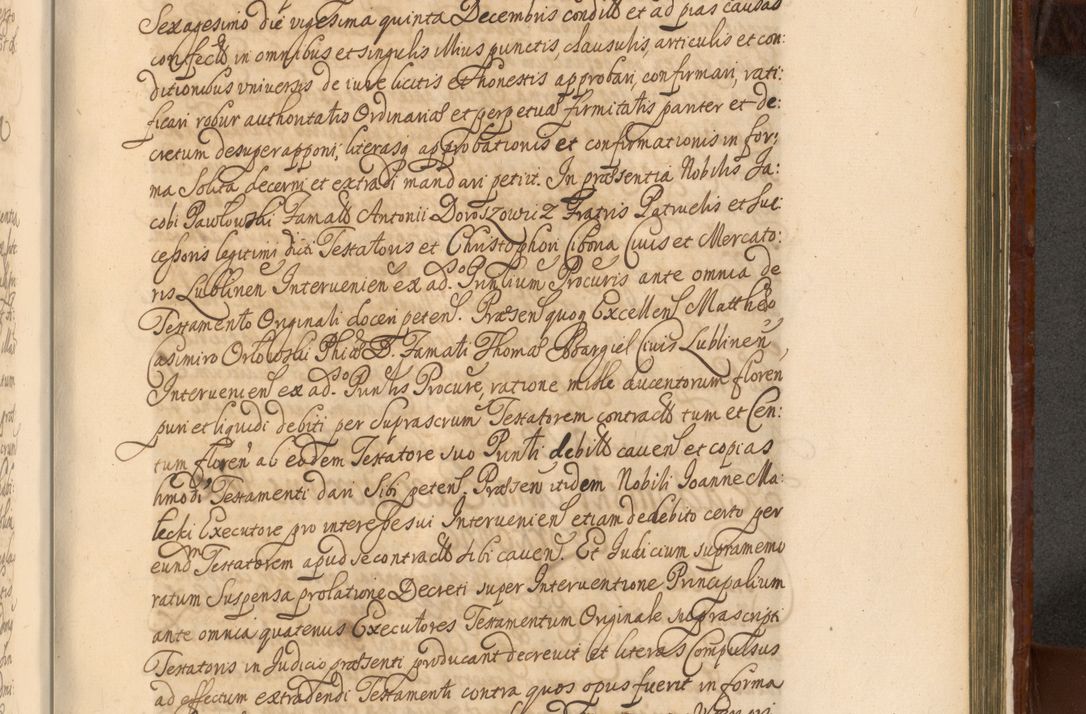 Zdjęcie nr 1258 dla obiektu archiwalnego: Acta actorum episcopalium R. D. Andreae Trzebicki, episcopi Cracoviensis et ducis Severiae a die 26 Augusti anni 1661 ad annum 1666 inclusive. Volumen III.