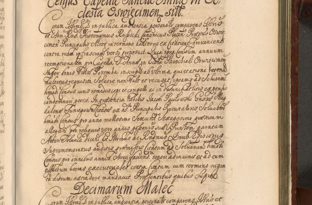 Zdjęcie nr 1256 dla obiektu archiwalnego: Acta actorum episcopalium R. D. Andreae Trzebicki, episcopi Cracoviensis et ducis Severiae a die 26 Augusti anni 1661 ad annum 1666 inclusive. Volumen III.