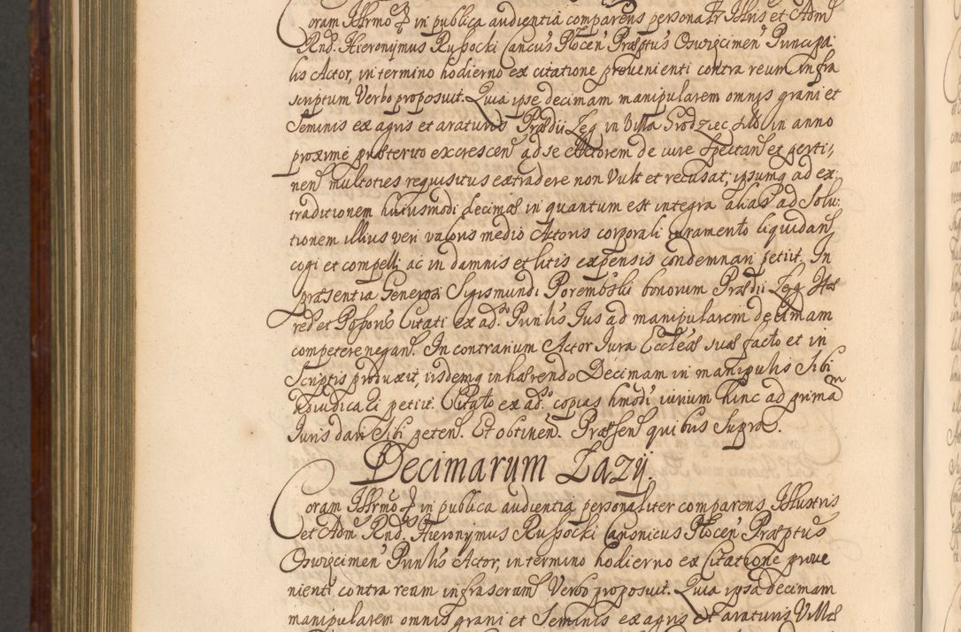 Zdjęcie nr 1255 dla obiektu archiwalnego: Acta actorum episcopalium R. D. Andreae Trzebicki, episcopi Cracoviensis et ducis Severiae a die 26 Augusti anni 1661 ad annum 1666 inclusive. Volumen III.