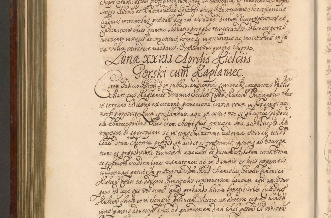 Zdjęcie nr 1251 dla obiektu archiwalnego: Acta actorum episcopalium R. D. Andreae Trzebicki, episcopi Cracoviensis et ducis Severiae a die 26 Augusti anni 1661 ad annum 1666 inclusive. Volumen III.