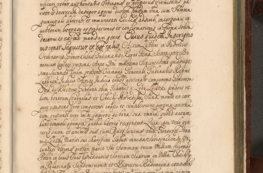 Zdjęcie nr 1248 dla obiektu archiwalnego: Acta actorum episcopalium R. D. Andreae Trzebicki, episcopi Cracoviensis et ducis Severiae a die 26 Augusti anni 1661 ad annum 1666 inclusive. Volumen III.