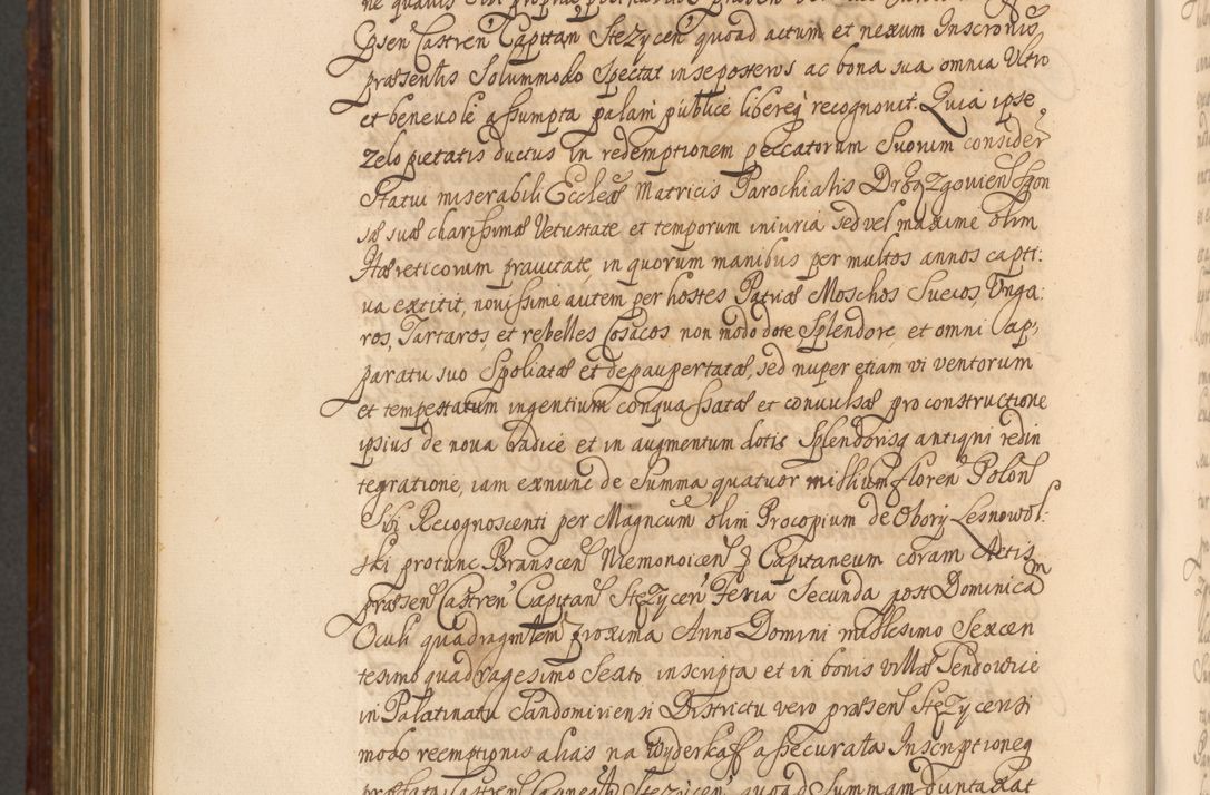 Zdjęcie nr 1245 dla obiektu archiwalnego: Acta actorum episcopalium R. D. Andreae Trzebicki, episcopi Cracoviensis et ducis Severiae a die 26 Augusti anni 1661 ad annum 1666 inclusive. Volumen III.