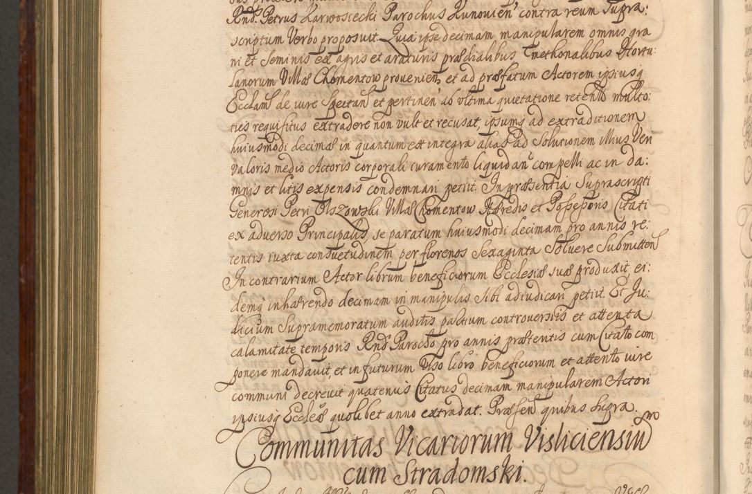 Zdjęcie nr 1237 dla obiektu archiwalnego: Acta actorum episcopalium R. D. Andreae Trzebicki, episcopi Cracoviensis et ducis Severiae a die 26 Augusti anni 1661 ad annum 1666 inclusive. Volumen III.