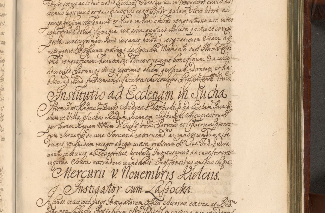 Zdjęcie nr 1216 dla obiektu archiwalnego: Acta actorum episcopalium R. D. Andreae Trzebicki, episcopi Cracoviensis et ducis Severiae a die 26 Augusti anni 1661 ad annum 1666 inclusive. Volumen III.