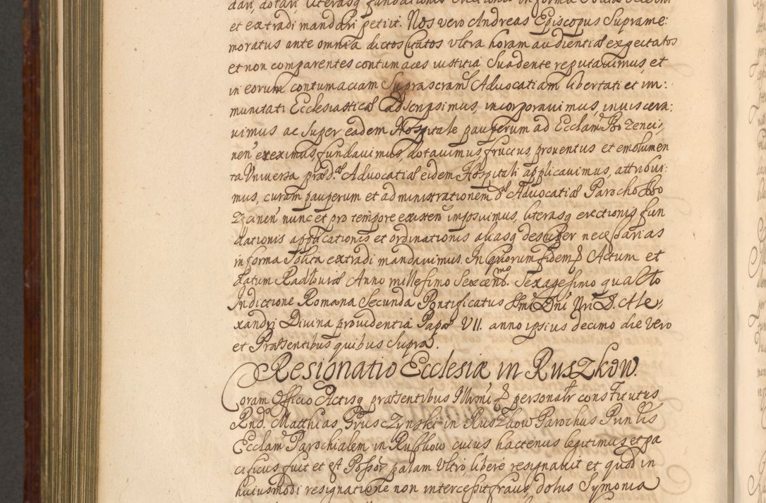Zdjęcie nr 1215 dla obiektu archiwalnego: Acta actorum episcopalium R. D. Andreae Trzebicki, episcopi Cracoviensis et ducis Severiae a die 26 Augusti anni 1661 ad annum 1666 inclusive. Volumen III.