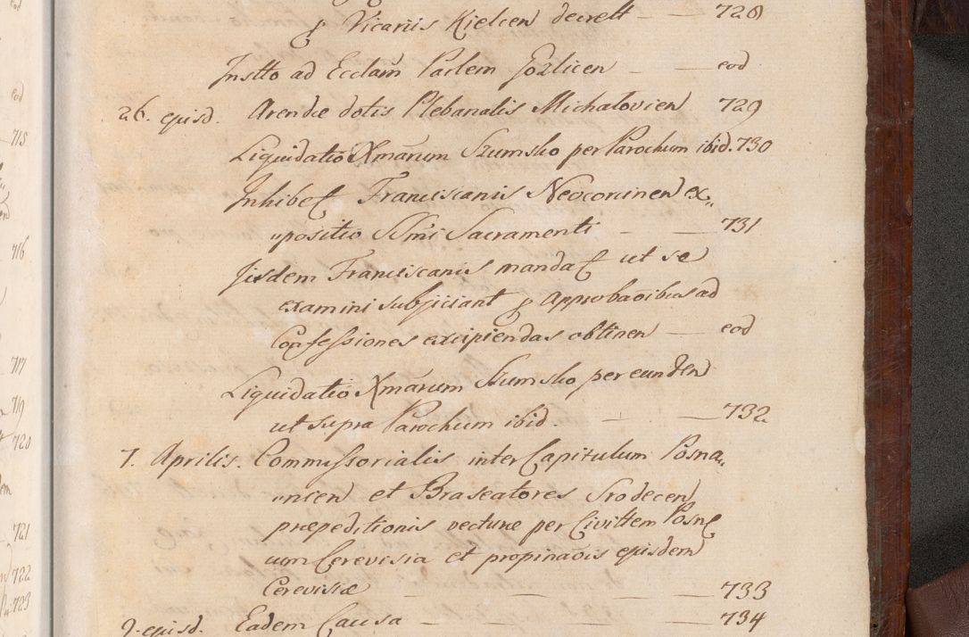 Zdjęcie nr 1626 dla obiektu archiwalnego: Acta actorum episcopalium R. D. Andreae Trzebicki, episcopi Cracoviensis et ducis Severiae a die 26 Augusti anni 1661 ad annum 1666 inclusive. Volumen III.