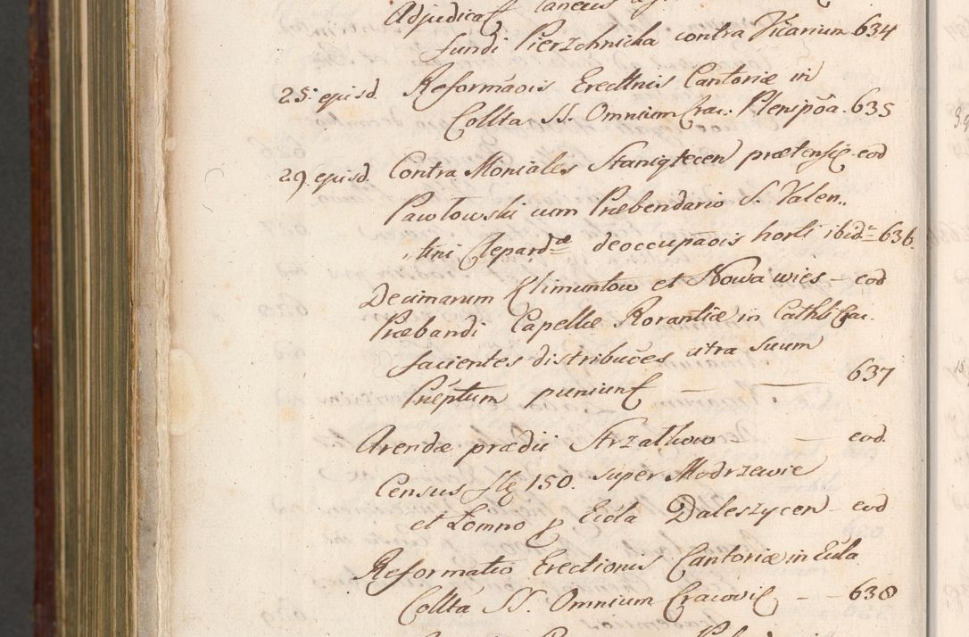 Zdjęcie nr 1619 dla obiektu archiwalnego: Acta actorum episcopalium R. D. Andreae Trzebicki, episcopi Cracoviensis et ducis Severiae a die 26 Augusti anni 1661 ad annum 1666 inclusive. Volumen III.