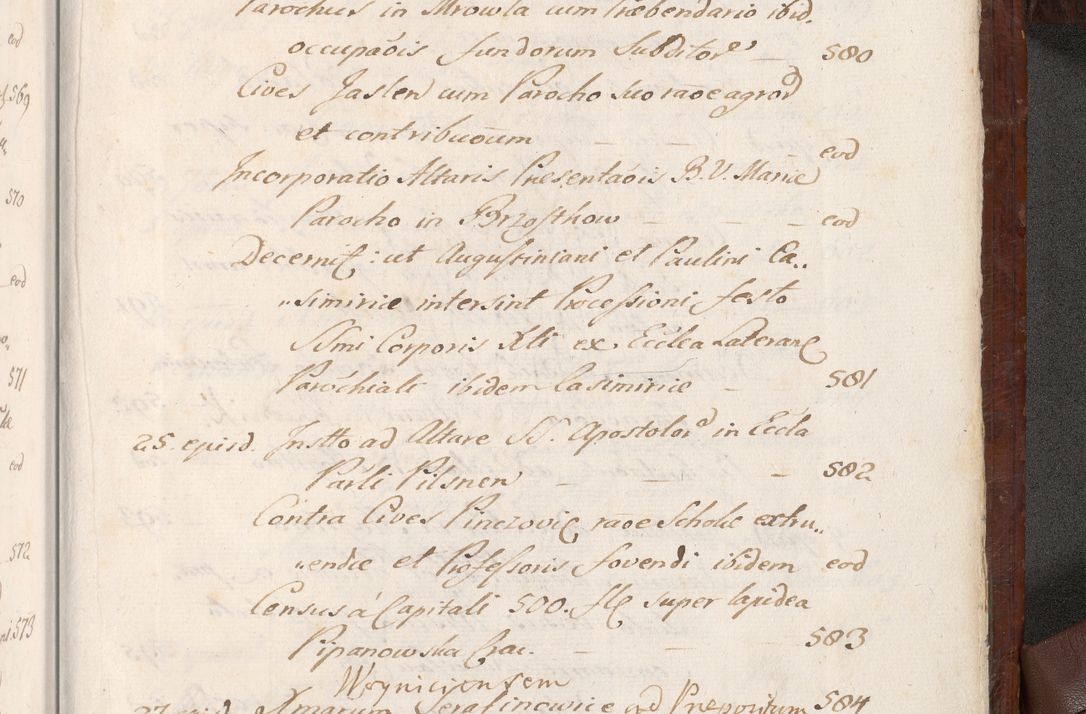 Zdjęcie nr 1614 dla obiektu archiwalnego: Acta actorum episcopalium R. D. Andreae Trzebicki, episcopi Cracoviensis et ducis Severiae a die 26 Augusti anni 1661 ad annum 1666 inclusive. Volumen III.