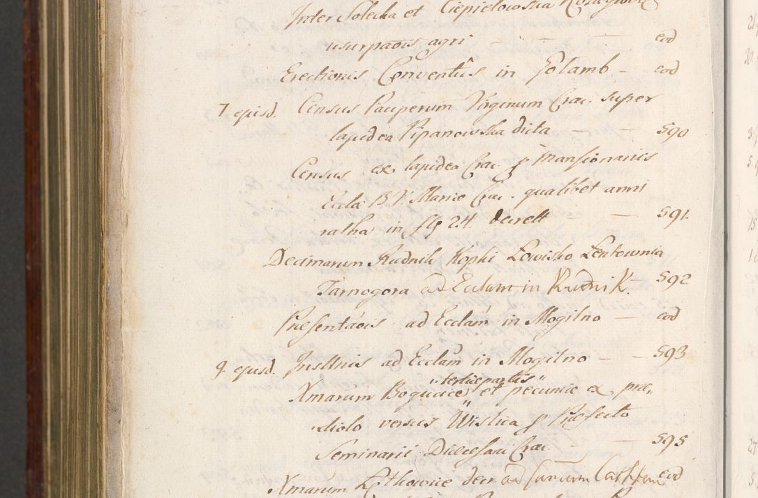 Zdjęcie nr 1615 dla obiektu archiwalnego: Acta actorum episcopalium R. D. Andreae Trzebicki, episcopi Cracoviensis et ducis Severiae a die 26 Augusti anni 1661 ad annum 1666 inclusive. Volumen III.