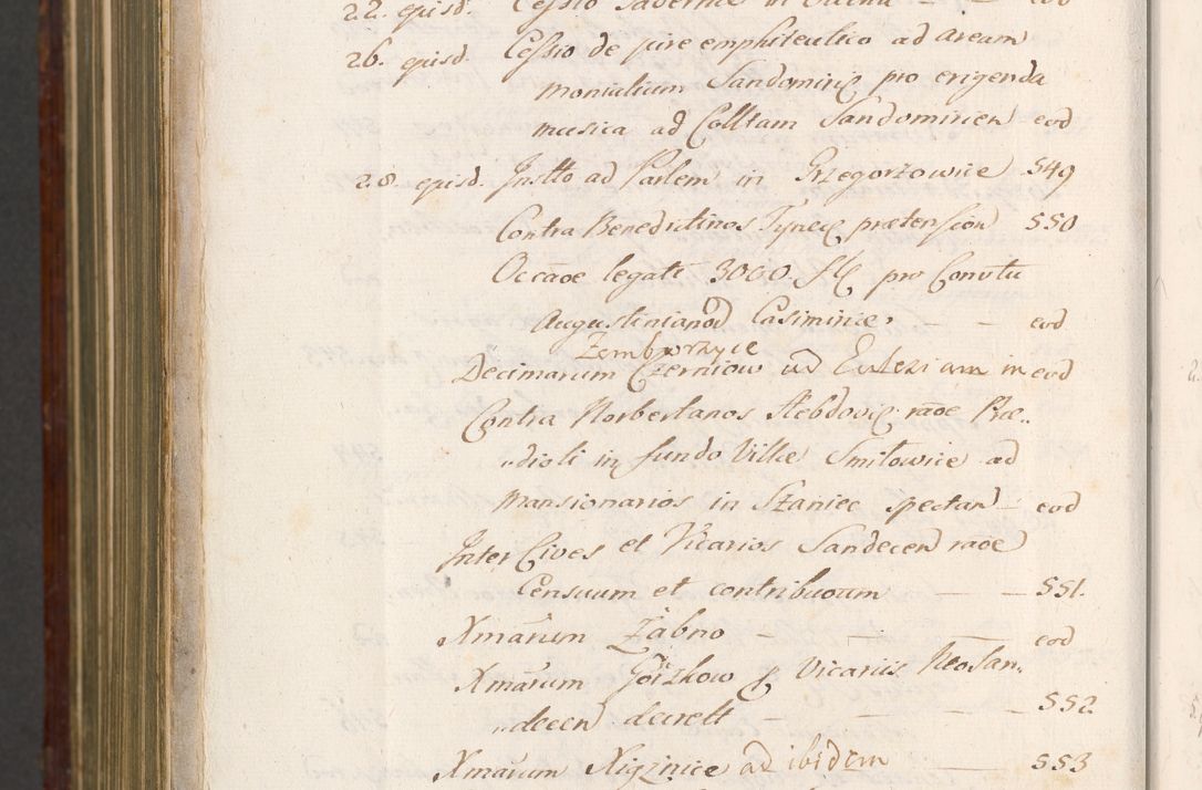Zdjęcie nr 1611 dla obiektu archiwalnego: Acta actorum episcopalium R. D. Andreae Trzebicki, episcopi Cracoviensis et ducis Severiae a die 26 Augusti anni 1661 ad annum 1666 inclusive. Volumen III.
