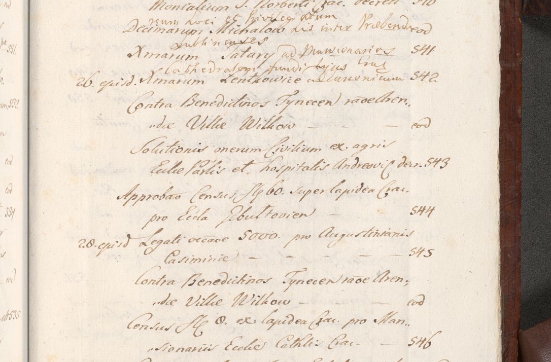 Zdjęcie nr 1610 dla obiektu archiwalnego: Acta actorum episcopalium R. D. Andreae Trzebicki, episcopi Cracoviensis et ducis Severiae a die 26 Augusti anni 1661 ad annum 1666 inclusive. Volumen III.