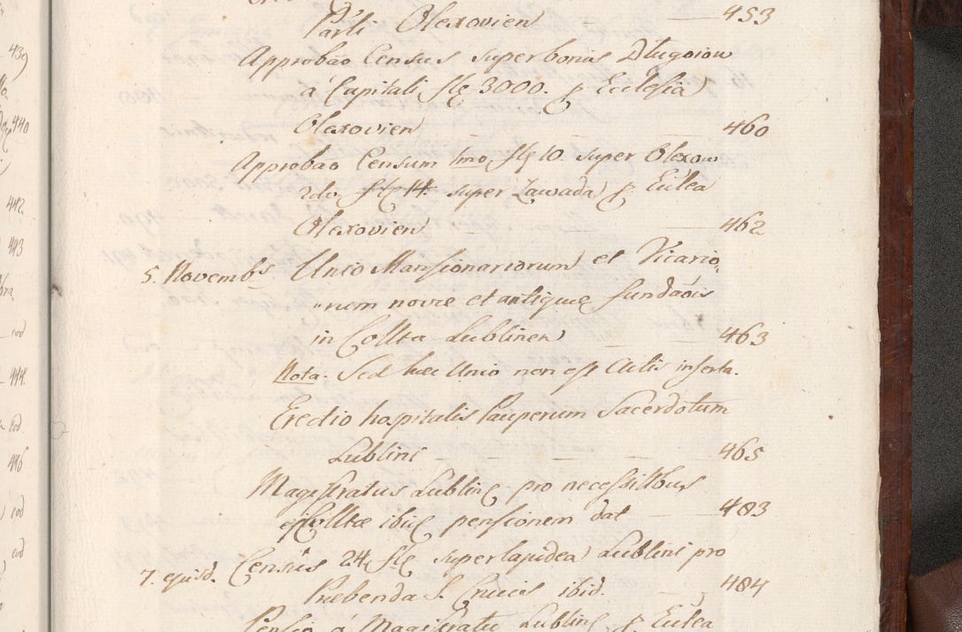 Zdjęcie nr 1604 dla obiektu archiwalnego: Acta actorum episcopalium R. D. Andreae Trzebicki, episcopi Cracoviensis et ducis Severiae a die 26 Augusti anni 1661 ad annum 1666 inclusive. Volumen III.