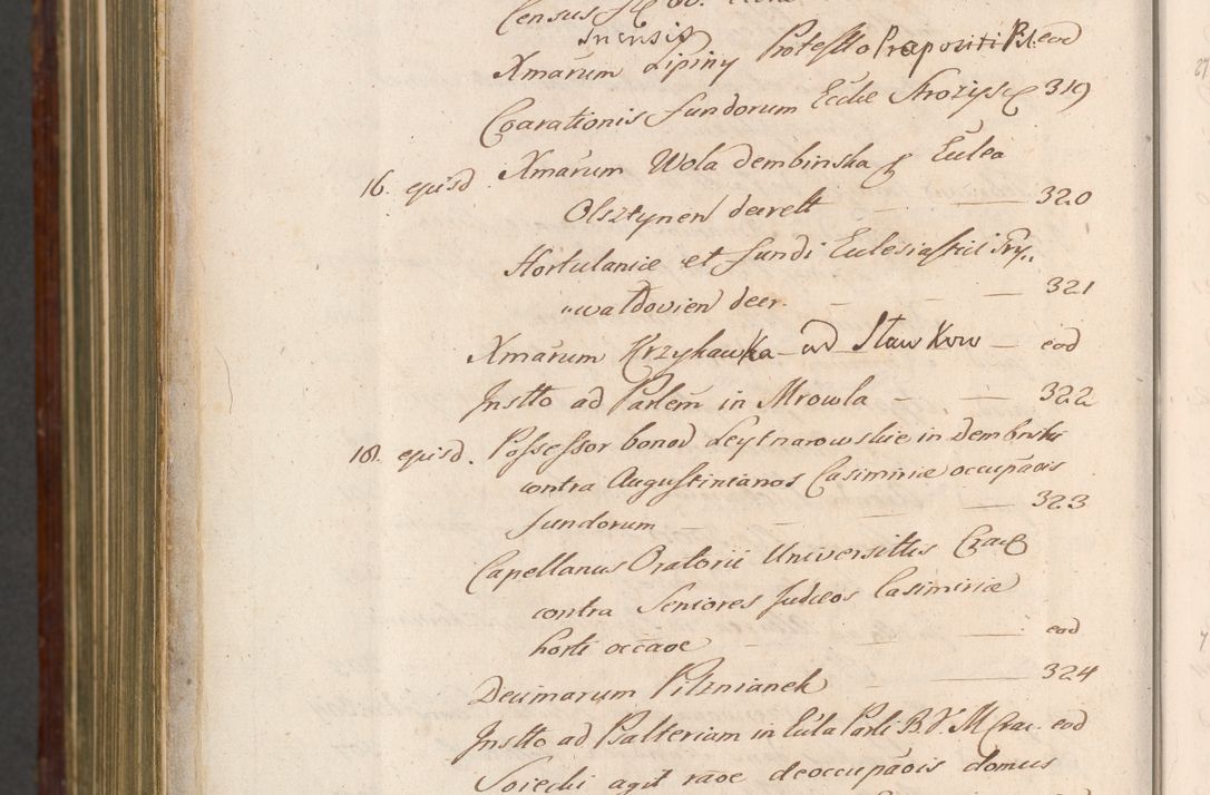 Zdjęcie nr 1595 dla obiektu archiwalnego: Acta actorum episcopalium R. D. Andreae Trzebicki, episcopi Cracoviensis et ducis Severiae a die 26 Augusti anni 1661 ad annum 1666 inclusive. Volumen III.