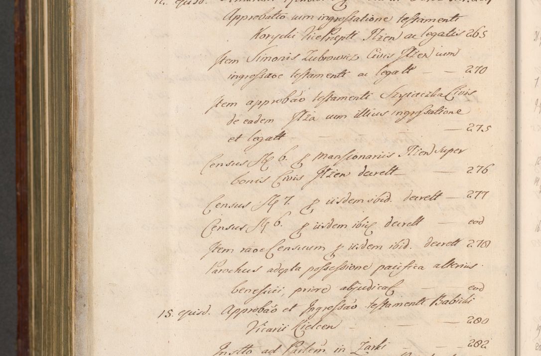 Zdjęcie nr 1593 dla obiektu archiwalnego: Acta actorum episcopalium R. D. Andreae Trzebicki, episcopi Cracoviensis et ducis Severiae a die 26 Augusti anni 1661 ad annum 1666 inclusive. Volumen III.