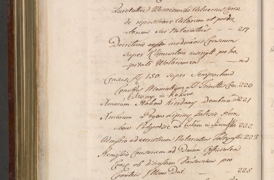 Zdjęcie nr 1591 dla obiektu archiwalnego: Acta actorum episcopalium R. D. Andreae Trzebicki, episcopi Cracoviensis et ducis Severiae a die 26 Augusti anni 1661 ad annum 1666 inclusive. Volumen III.