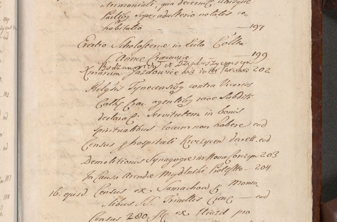 Zdjęcie nr 1590 dla obiektu archiwalnego: Acta actorum episcopalium R. D. Andreae Trzebicki, episcopi Cracoviensis et ducis Severiae a die 26 Augusti anni 1661 ad annum 1666 inclusive. Volumen III.
