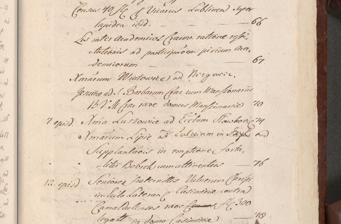 Zdjęcie nr 1582 dla obiektu archiwalnego: Acta actorum episcopalium R. D. Andreae Trzebicki, episcopi Cracoviensis et ducis Severiae a die 26 Augusti anni 1661 ad annum 1666 inclusive. Volumen III.