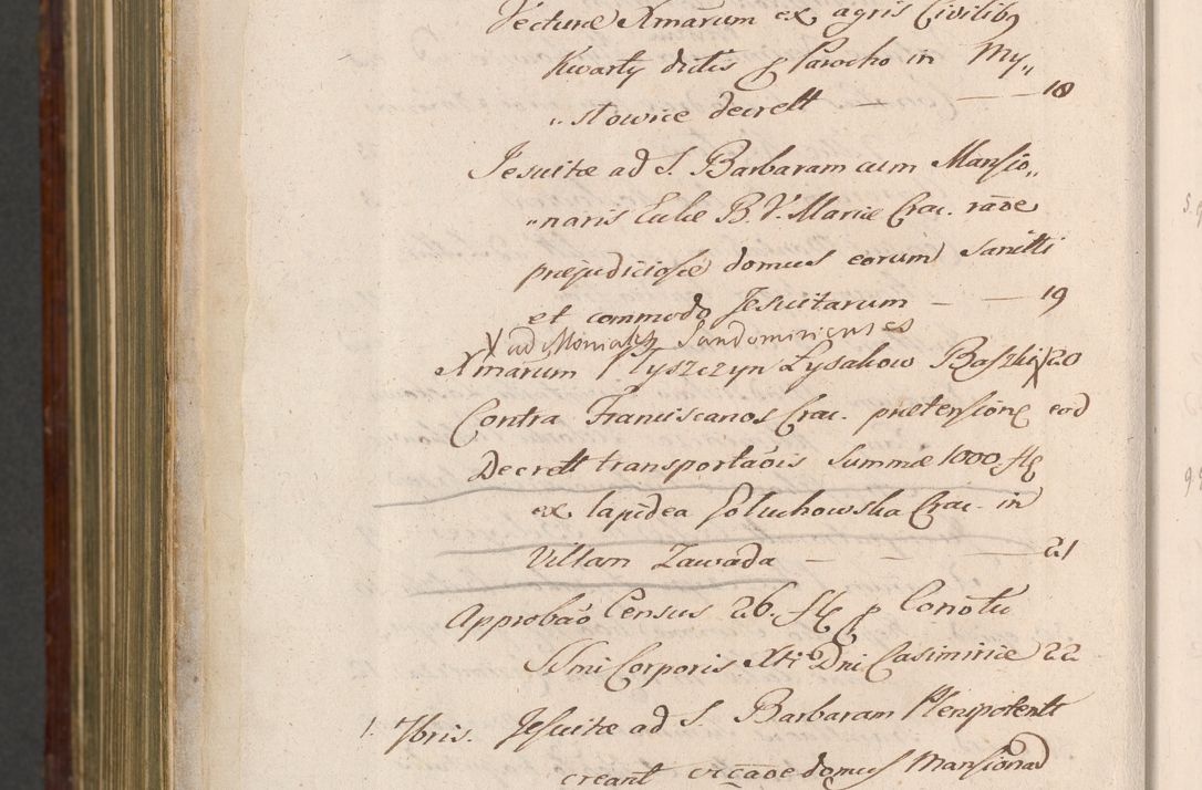 Zdjęcie nr 1579 dla obiektu archiwalnego: Acta actorum episcopalium R. D. Andreae Trzebicki, episcopi Cracoviensis et ducis Severiae a die 26 Augusti anni 1661 ad annum 1666 inclusive. Volumen III.