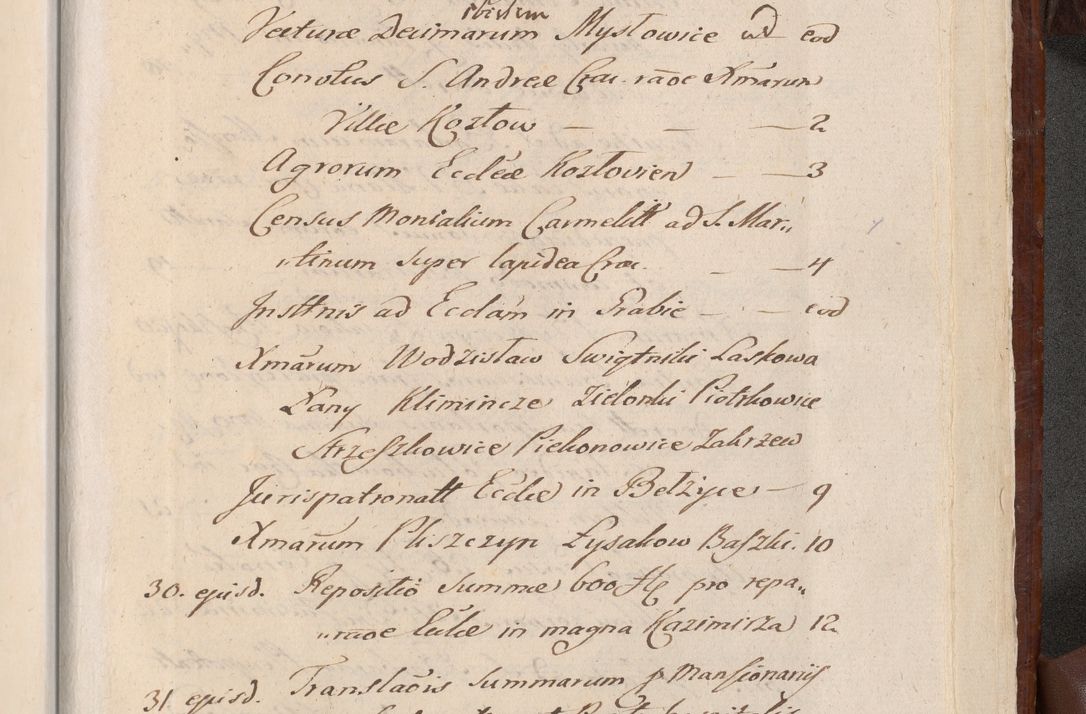 Zdjęcie nr 1578 dla obiektu archiwalnego: Acta actorum episcopalium R. D. Andreae Trzebicki, episcopi Cracoviensis et ducis Severiae a die 26 Augusti anni 1661 ad annum 1666 inclusive. Volumen III.