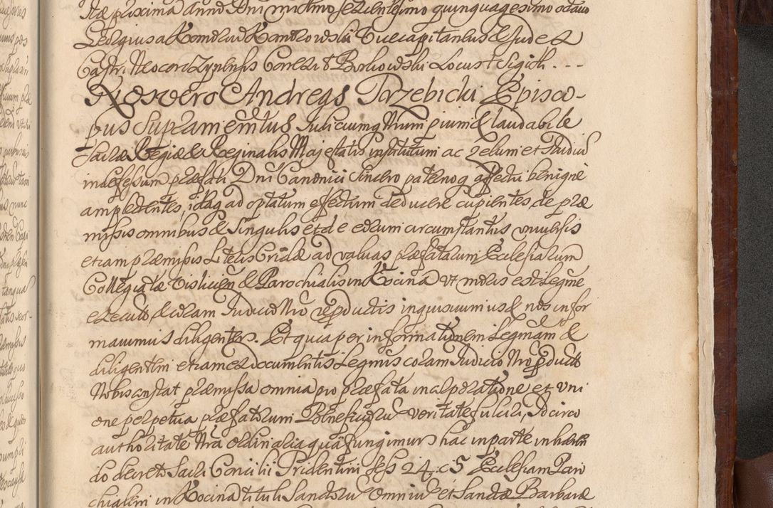Zdjęcie nr 1570 dla obiektu archiwalnego: Acta actorum episcopalium R. D. Andreae Trzebicki, episcopi Cracoviensis et ducis Severiae a die 26 Augusti anni 1661 ad annum 1666 inclusive. Volumen III.