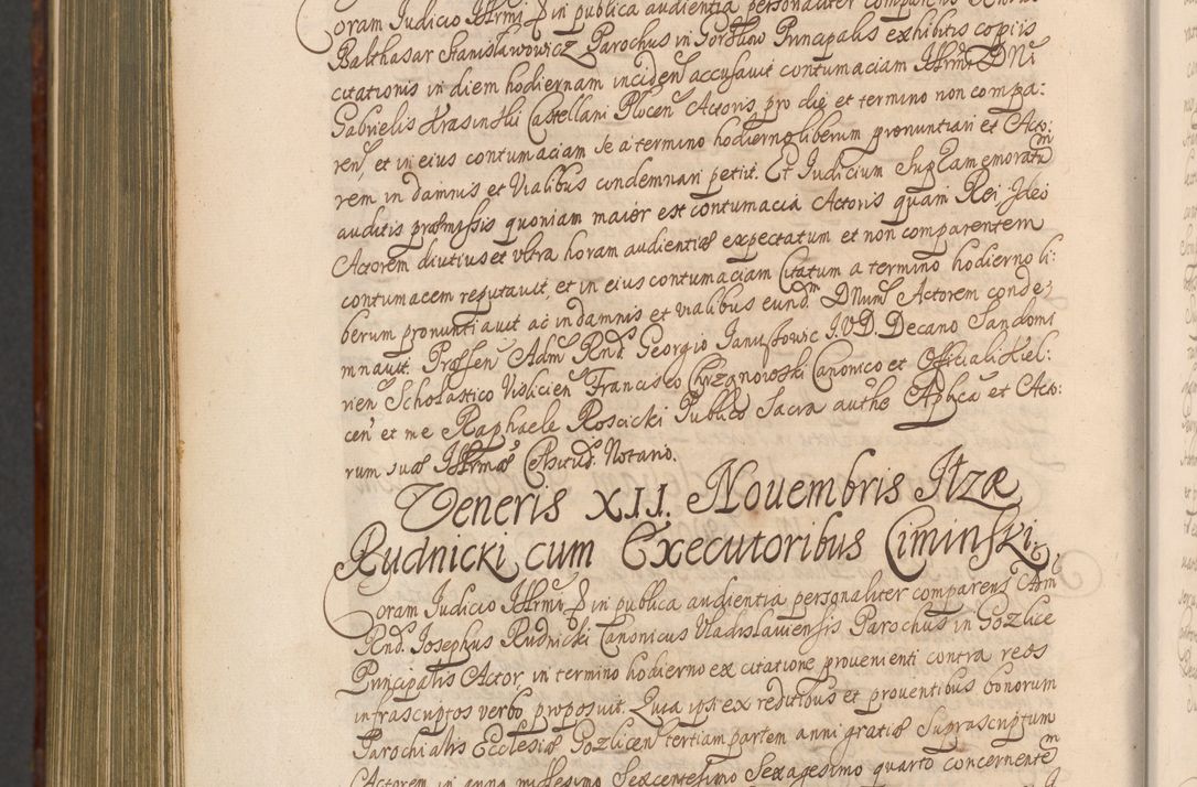 Zdjęcie nr 1555 dla obiektu archiwalnego: Acta actorum episcopalium R. D. Andreae Trzebicki, episcopi Cracoviensis et ducis Severiae a die 26 Augusti anni 1661 ad annum 1666 inclusive. Volumen III.