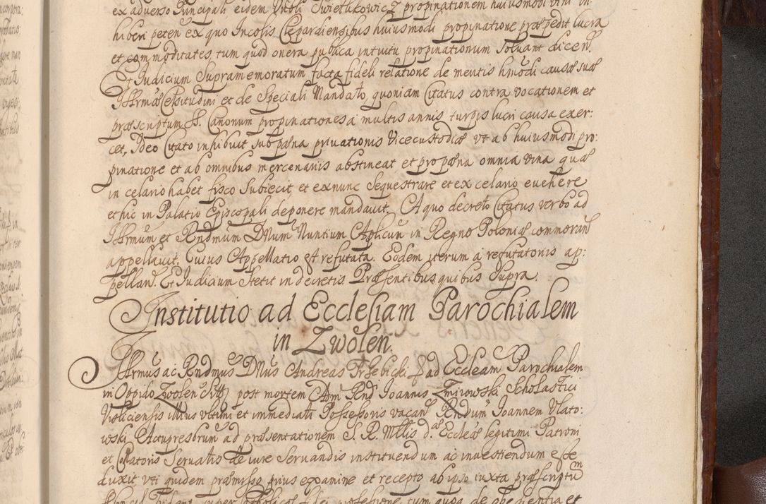 Zdjęcie nr 1554 dla obiektu archiwalnego: Acta actorum episcopalium R. D. Andreae Trzebicki, episcopi Cracoviensis et ducis Severiae a die 26 Augusti anni 1661 ad annum 1666 inclusive. Volumen III.