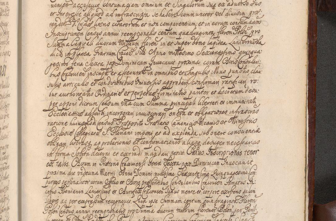 Zdjęcie nr 1550 dla obiektu archiwalnego: Acta actorum episcopalium R. D. Andreae Trzebicki, episcopi Cracoviensis et ducis Severiae a die 26 Augusti anni 1661 ad annum 1666 inclusive. Volumen III.