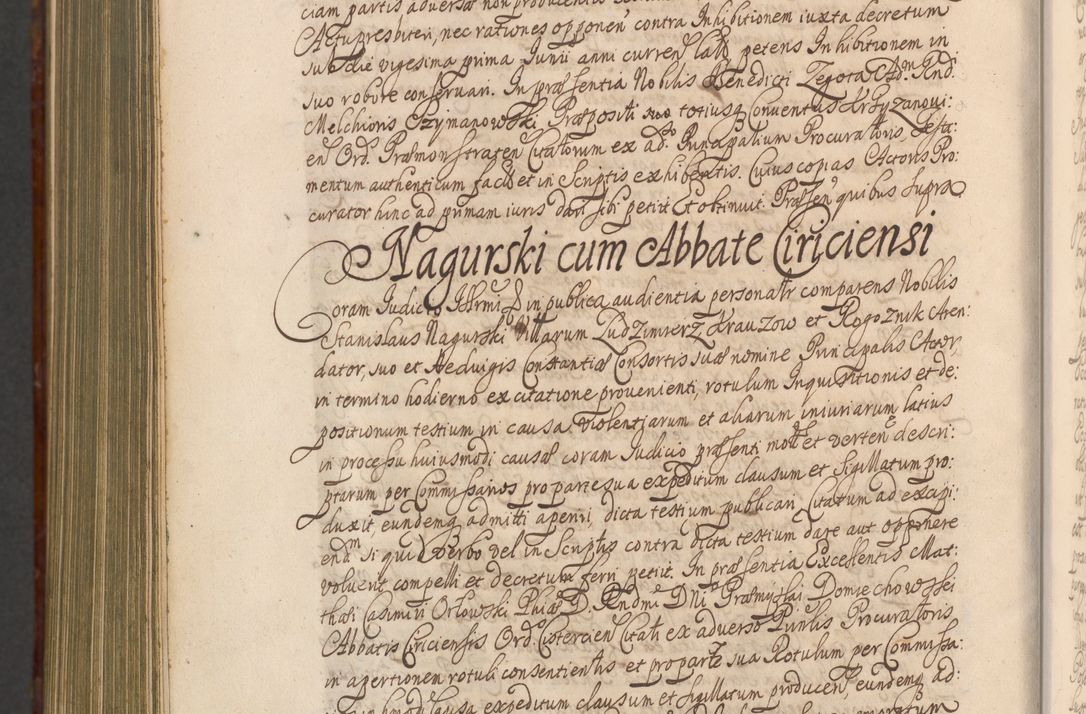 Zdjęcie nr 1549 dla obiektu archiwalnego: Acta actorum episcopalium R. D. Andreae Trzebicki, episcopi Cracoviensis et ducis Severiae a die 26 Augusti anni 1661 ad annum 1666 inclusive. Volumen III.