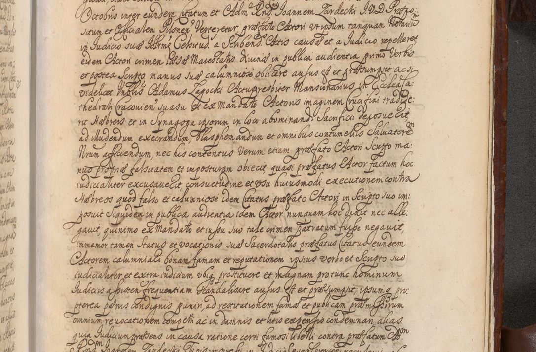 Zdjęcie nr 1546 dla obiektu archiwalnego: Acta actorum episcopalium R. D. Andreae Trzebicki, episcopi Cracoviensis et ducis Severiae a die 26 Augusti anni 1661 ad annum 1666 inclusive. Volumen III.