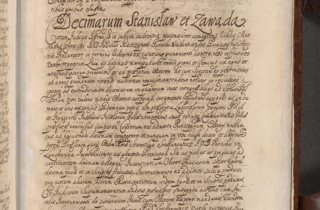 Zdjęcie nr 1544 dla obiektu archiwalnego: Acta actorum episcopalium R. D. Andreae Trzebicki, episcopi Cracoviensis et ducis Severiae a die 26 Augusti anni 1661 ad annum 1666 inclusive. Volumen III.