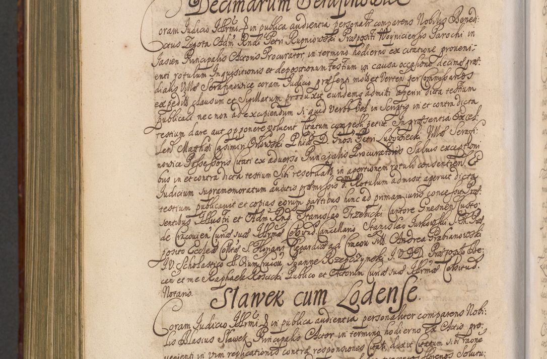 Zdjęcie nr 1543 dla obiektu archiwalnego: Acta actorum episcopalium R. D. Andreae Trzebicki, episcopi Cracoviensis et ducis Severiae a die 26 Augusti anni 1661 ad annum 1666 inclusive. Volumen III.