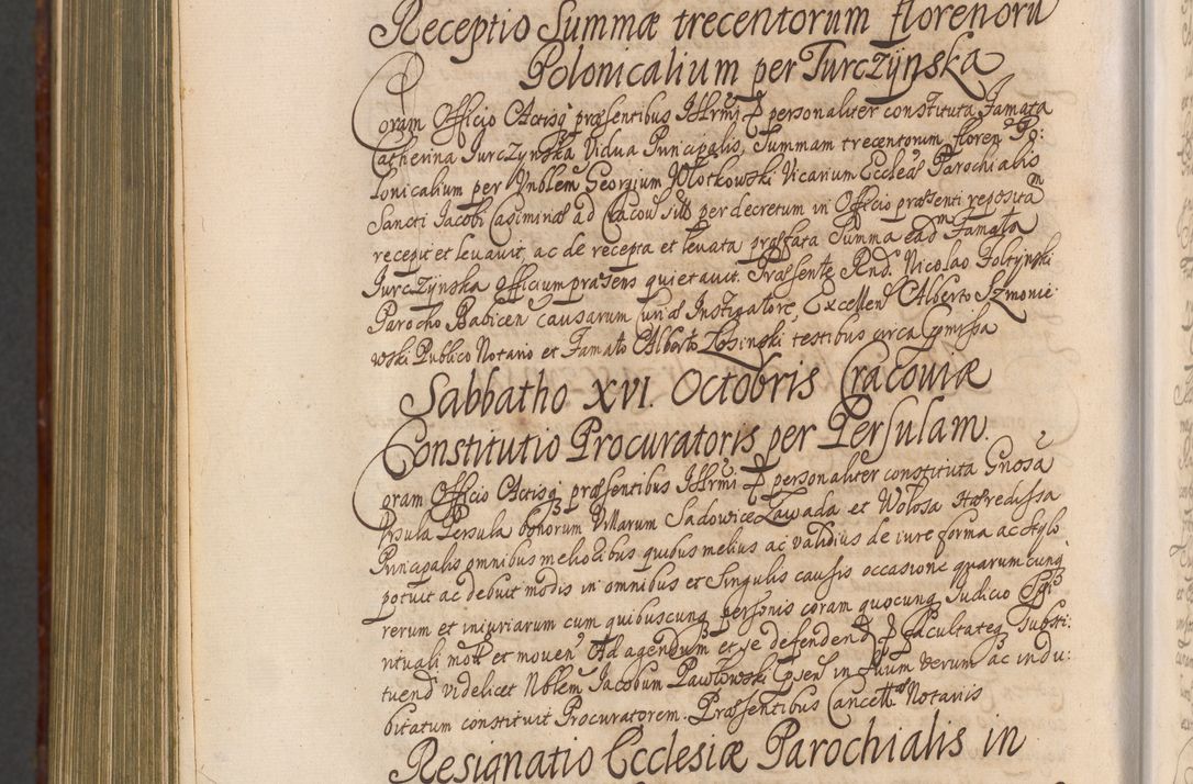 Zdjęcie nr 1541 dla obiektu archiwalnego: Acta actorum episcopalium R. D. Andreae Trzebicki, episcopi Cracoviensis et ducis Severiae a die 26 Augusti anni 1661 ad annum 1666 inclusive. Volumen III.