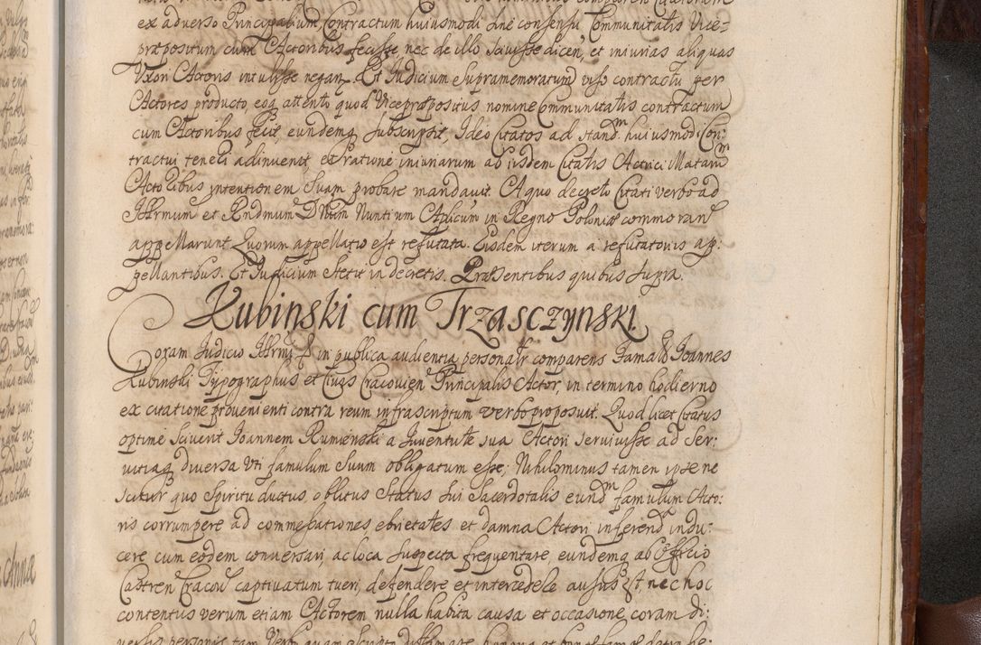 Zdjęcie nr 1540 dla obiektu archiwalnego: Acta actorum episcopalium R. D. Andreae Trzebicki, episcopi Cracoviensis et ducis Severiae a die 26 Augusti anni 1661 ad annum 1666 inclusive. Volumen III.
