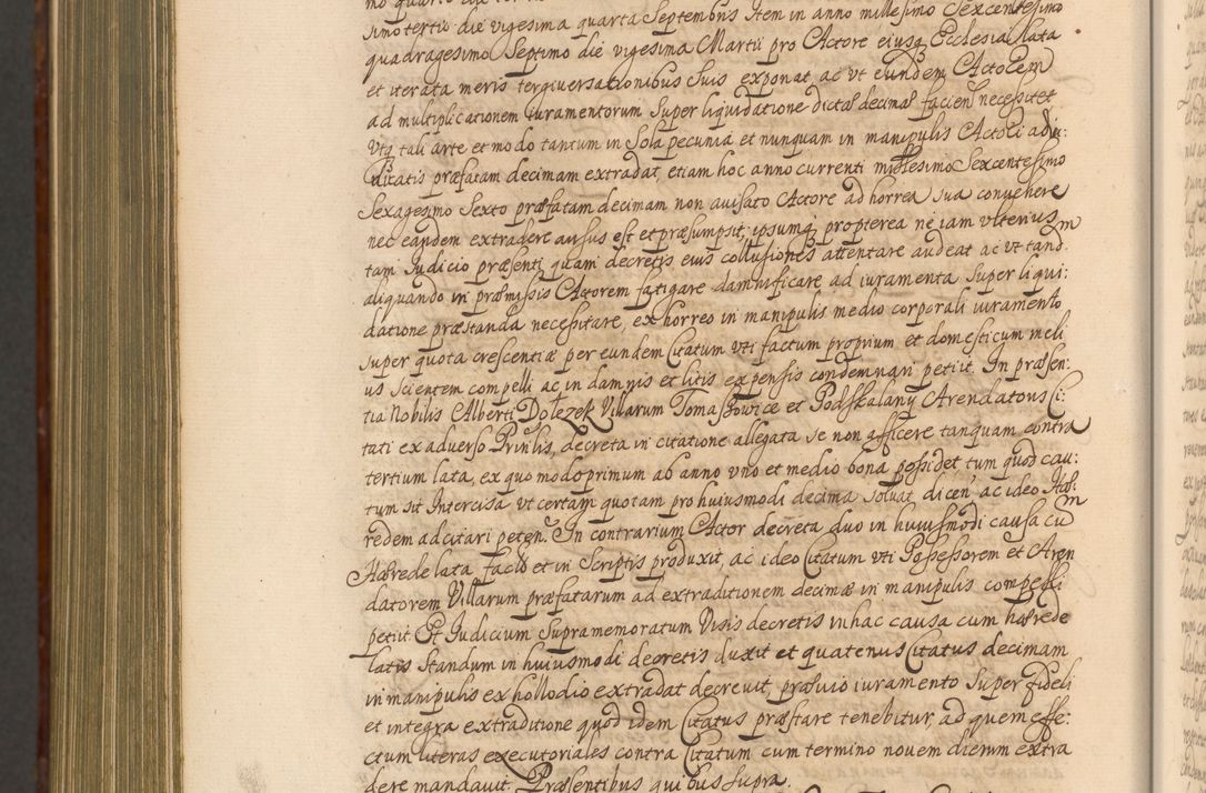 Zdjęcie nr 1535 dla obiektu archiwalnego: Acta actorum episcopalium R. D. Andreae Trzebicki, episcopi Cracoviensis et ducis Severiae a die 26 Augusti anni 1661 ad annum 1666 inclusive. Volumen III.