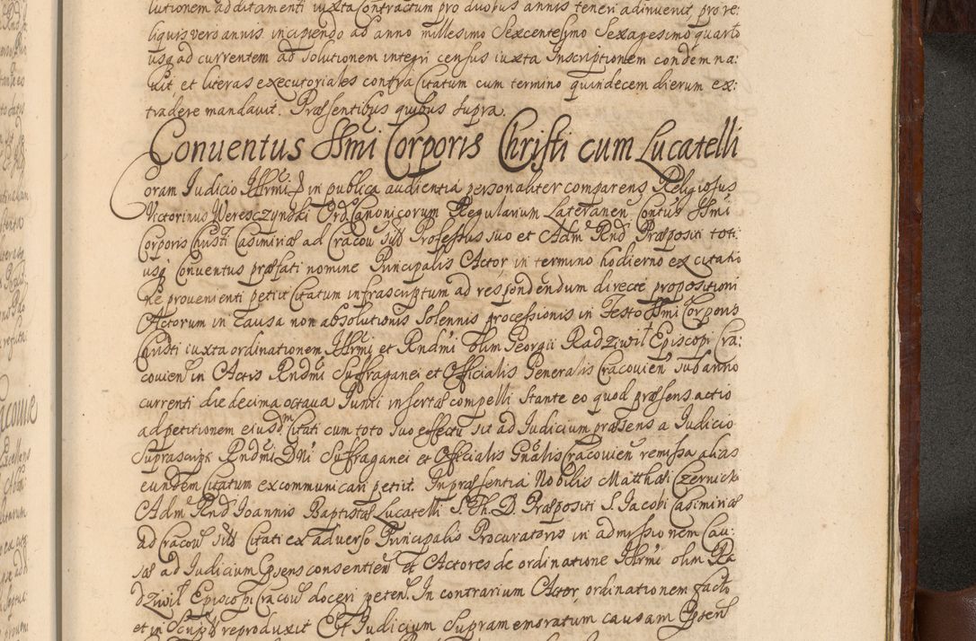 Zdjęcie nr 1530 dla obiektu archiwalnego: Acta actorum episcopalium R. D. Andreae Trzebicki, episcopi Cracoviensis et ducis Severiae a die 26 Augusti anni 1661 ad annum 1666 inclusive. Volumen III.