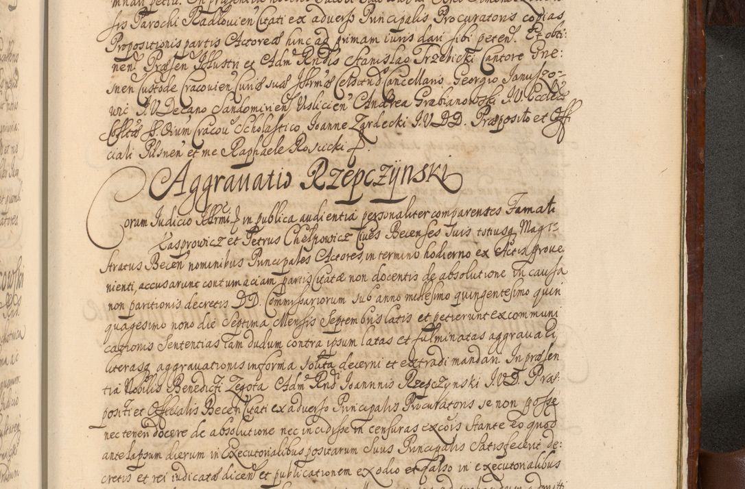Zdjęcie nr 1528 dla obiektu archiwalnego: Acta actorum episcopalium R. D. Andreae Trzebicki, episcopi Cracoviensis et ducis Severiae a die 26 Augusti anni 1661 ad annum 1666 inclusive. Volumen III.