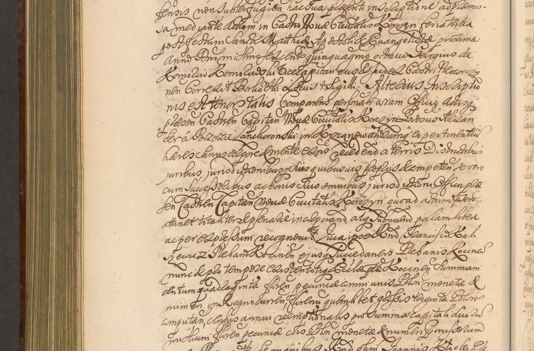Zdjęcie nr 1517 dla obiektu archiwalnego: Acta actorum episcopalium R. D. Andreae Trzebicki, episcopi Cracoviensis et ducis Severiae a die 26 Augusti anni 1661 ad annum 1666 inclusive. Volumen III.