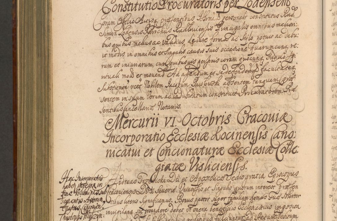 Zdjęcie nr 1509 dla obiektu archiwalnego: Acta actorum episcopalium R. D. Andreae Trzebicki, episcopi Cracoviensis et ducis Severiae a die 26 Augusti anni 1661 ad annum 1666 inclusive. Volumen III.