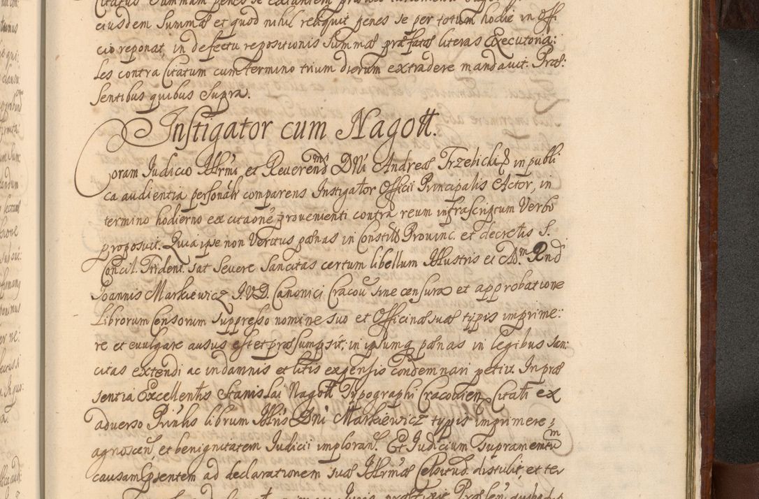 Zdjęcie nr 1506 dla obiektu archiwalnego: Acta actorum episcopalium R. D. Andreae Trzebicki, episcopi Cracoviensis et ducis Severiae a die 26 Augusti anni 1661 ad annum 1666 inclusive. Volumen III.