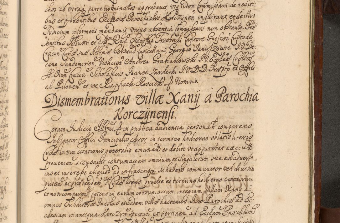 Zdjęcie nr 1502 dla obiektu archiwalnego: Acta actorum episcopalium R. D. Andreae Trzebicki, episcopi Cracoviensis et ducis Severiae a die 26 Augusti anni 1661 ad annum 1666 inclusive. Volumen III.