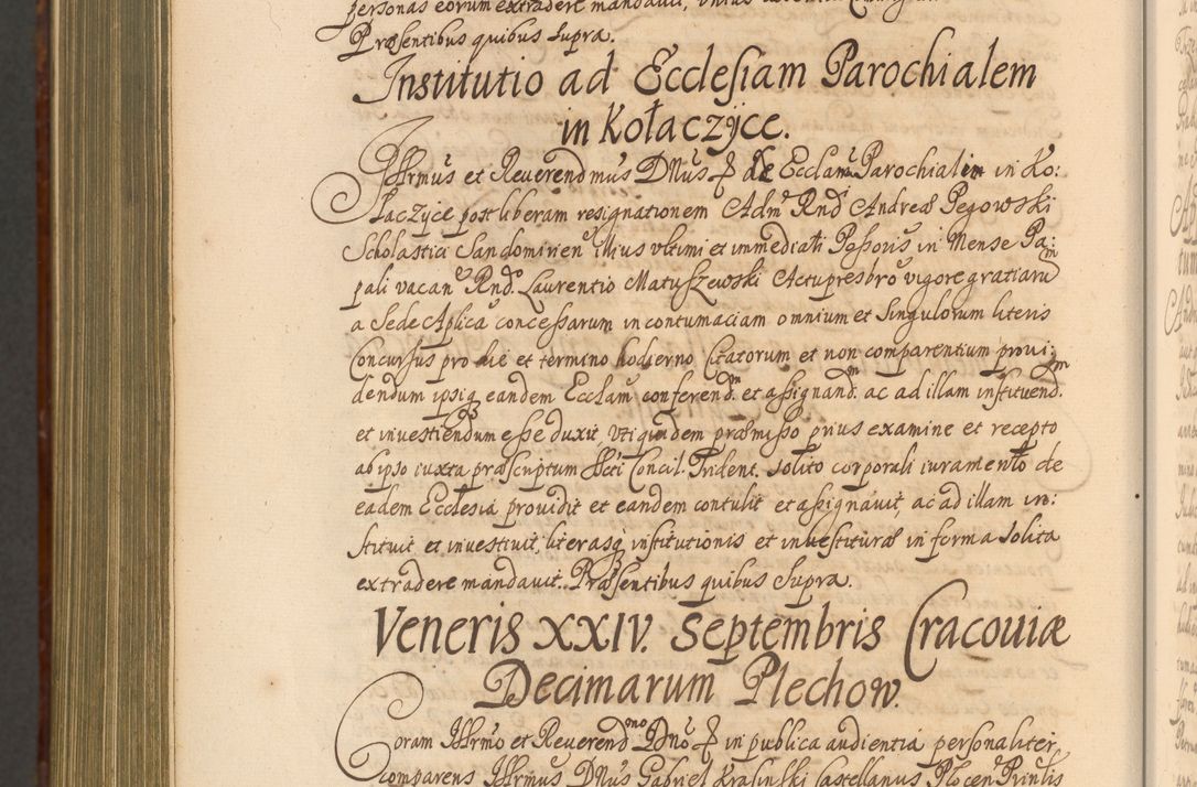 Zdjęcie nr 1503 dla obiektu archiwalnego: Acta actorum episcopalium R. D. Andreae Trzebicki, episcopi Cracoviensis et ducis Severiae a die 26 Augusti anni 1661 ad annum 1666 inclusive. Volumen III.