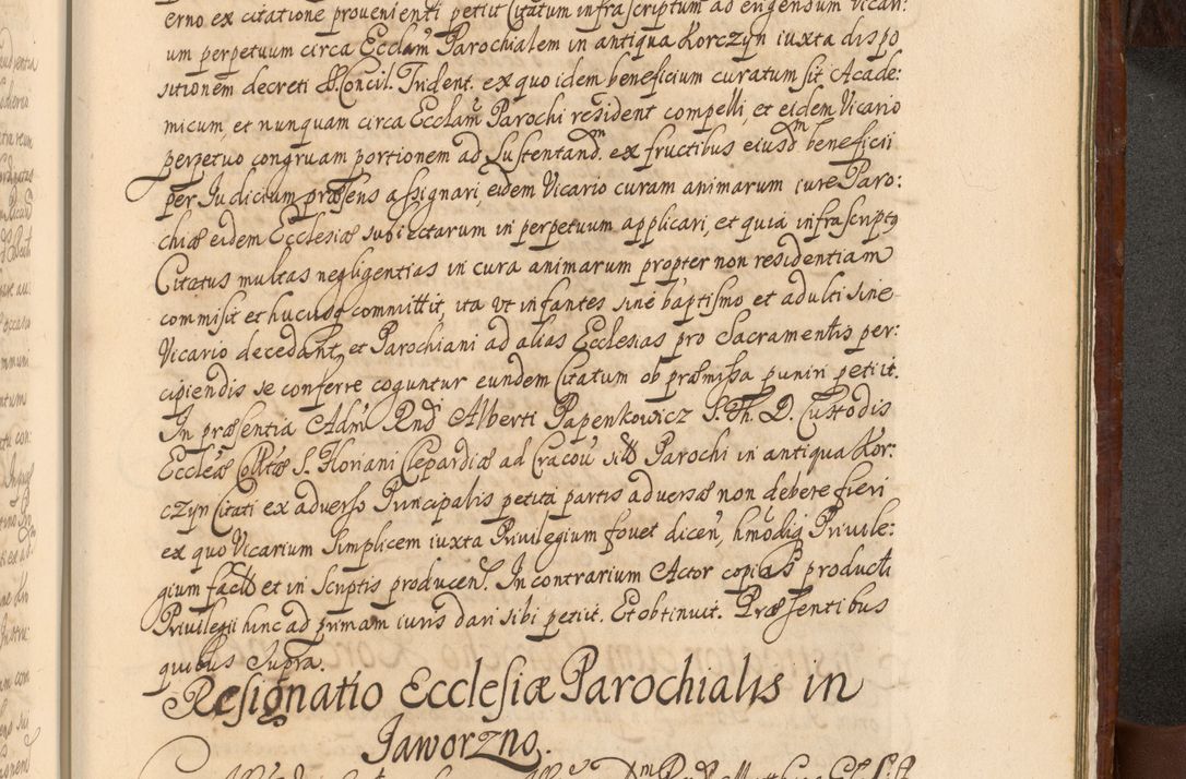 Zdjęcie nr 1500 dla obiektu archiwalnego: Acta actorum episcopalium R. D. Andreae Trzebicki, episcopi Cracoviensis et ducis Severiae a die 26 Augusti anni 1661 ad annum 1666 inclusive. Volumen III.