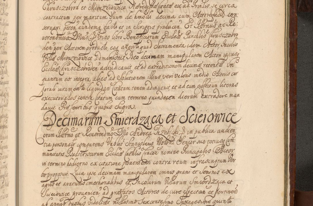 Zdjęcie nr 1498 dla obiektu archiwalnego: Acta actorum episcopalium R. D. Andreae Trzebicki, episcopi Cracoviensis et ducis Severiae a die 26 Augusti anni 1661 ad annum 1666 inclusive. Volumen III.