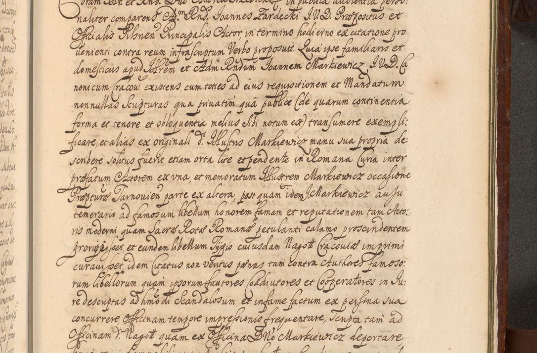 Zdjęcie nr 1496 dla obiektu archiwalnego: Acta actorum episcopalium R. D. Andreae Trzebicki, episcopi Cracoviensis et ducis Severiae a die 26 Augusti anni 1661 ad annum 1666 inclusive. Volumen III.
