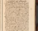 Zdjęcie nr 1496 dla obiektu archiwalnego: Acta actorum episcopalium R. D. Andreae Trzebicki, episcopi Cracoviensis et ducis Severiae a die 26 Augusti anni 1661 ad annum 1666 inclusive. Volumen III.