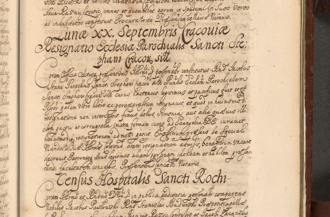 Zdjęcie nr 1494 dla obiektu archiwalnego: Acta actorum episcopalium R. D. Andreae Trzebicki, episcopi Cracoviensis et ducis Severiae a die 26 Augusti anni 1661 ad annum 1666 inclusive. Volumen III.