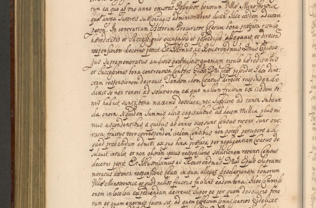 Zdjęcie nr 1495 dla obiektu archiwalnego: Acta actorum episcopalium R. D. Andreae Trzebicki, episcopi Cracoviensis et ducis Severiae a die 26 Augusti anni 1661 ad annum 1666 inclusive. Volumen III.