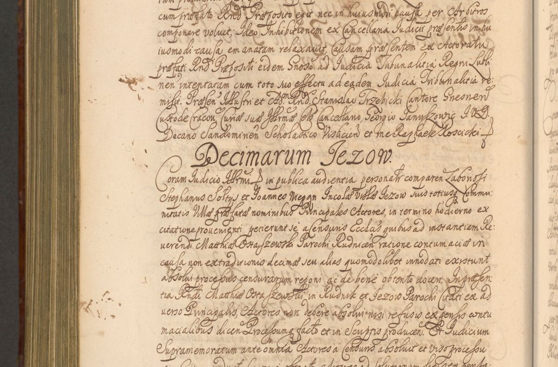 Zdjęcie nr 1491 dla obiektu archiwalnego: Acta actorum episcopalium R. D. Andreae Trzebicki, episcopi Cracoviensis et ducis Severiae a die 26 Augusti anni 1661 ad annum 1666 inclusive. Volumen III.