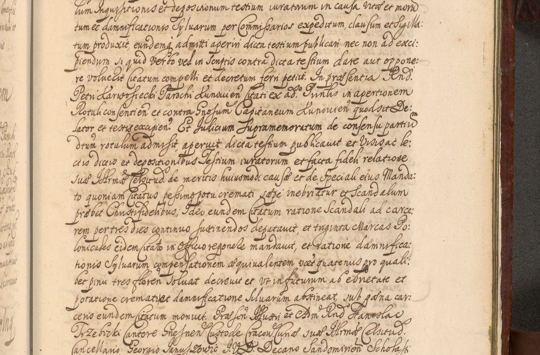 Zdjęcie nr 1486 dla obiektu archiwalnego: Acta actorum episcopalium R. D. Andreae Trzebicki, episcopi Cracoviensis et ducis Severiae a die 26 Augusti anni 1661 ad annum 1666 inclusive. Volumen III.